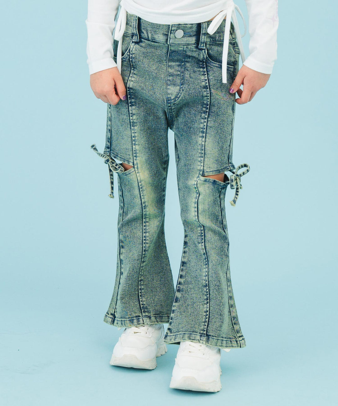 ブルー(110サイズ着用/身長：約113cm)