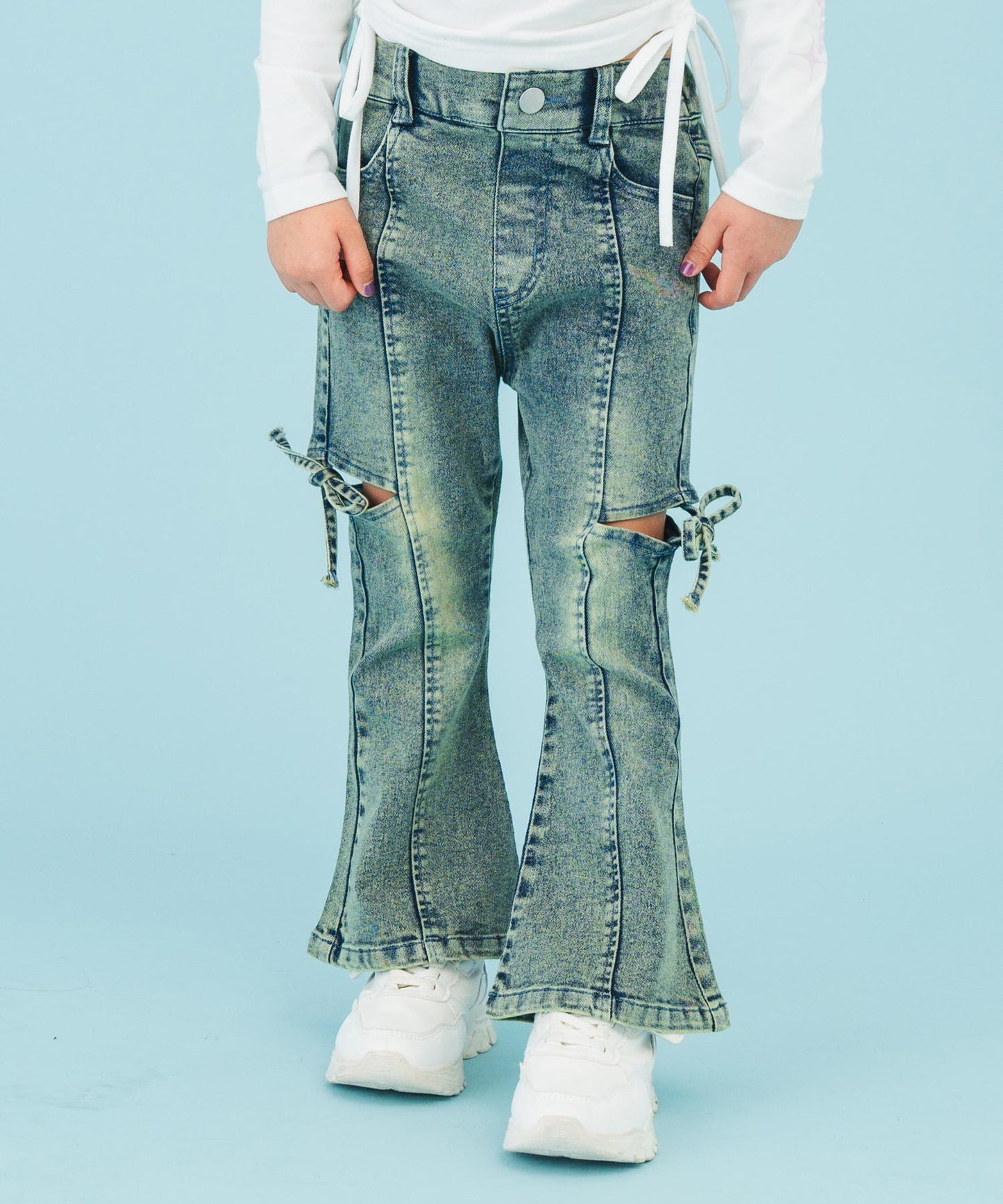 ブルー(110サイズ着用/身長：約113cm)