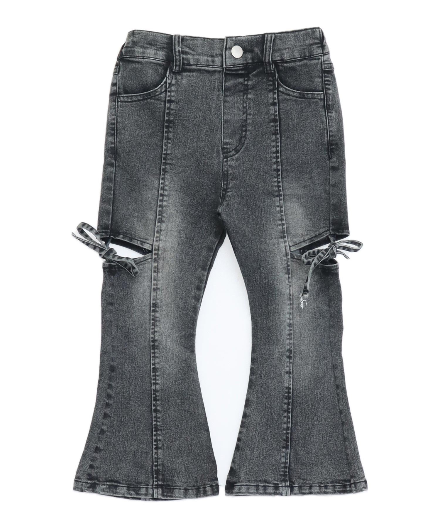 サイド リボン フレア パンツ（別売りセットアップ）【ジュニアお揃い
