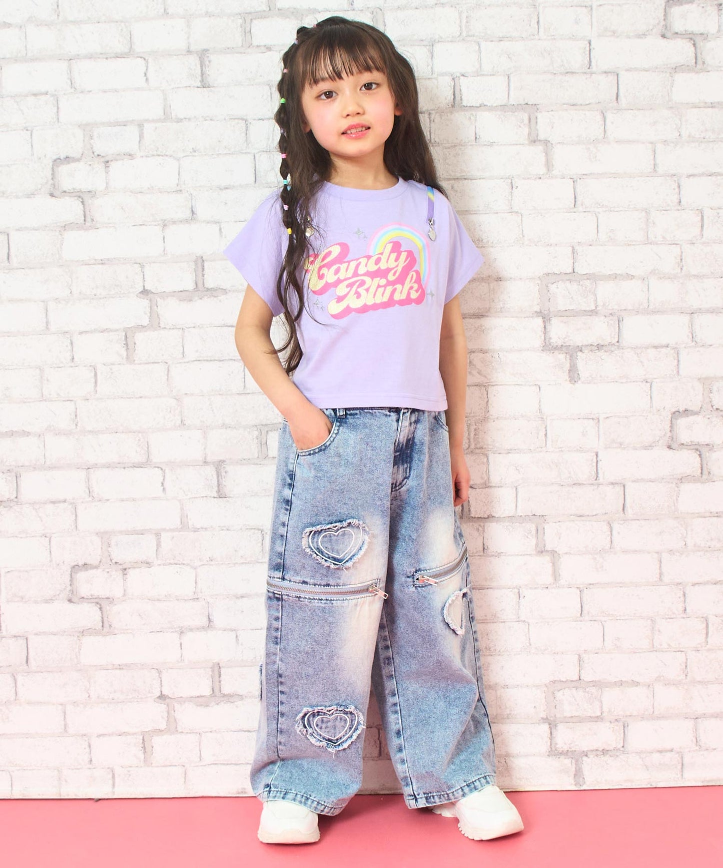 ブルー(110サイズ着用/身長：約106cm)