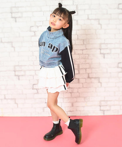 サイドライン ティアード スカパン 422-3587