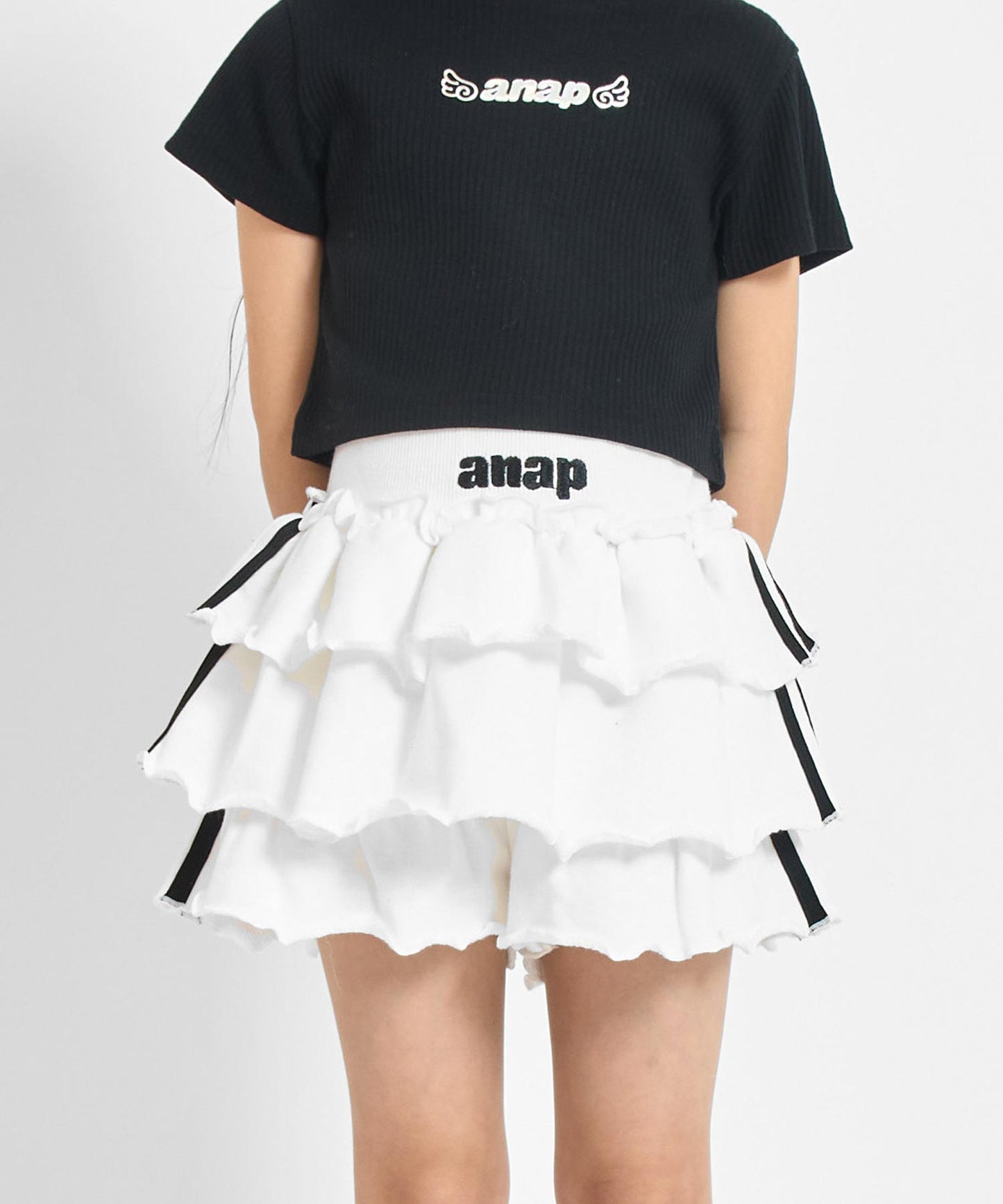 サイドライン ティアード スカパン 422-3587