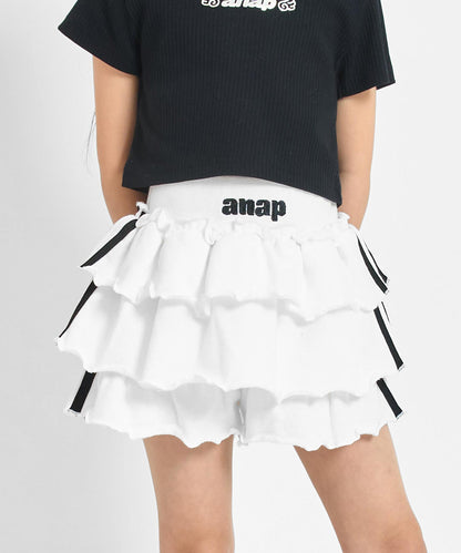 サイドライン ティアード スカパン 422-3587