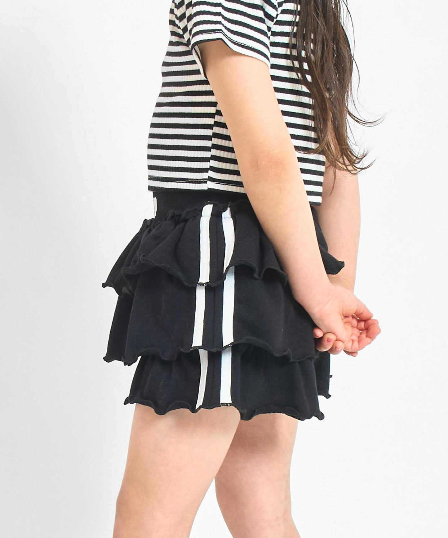 サイドライン ティアード スカパン 422-3587