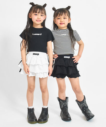 サイドライン ティアード スカパン 422-3587