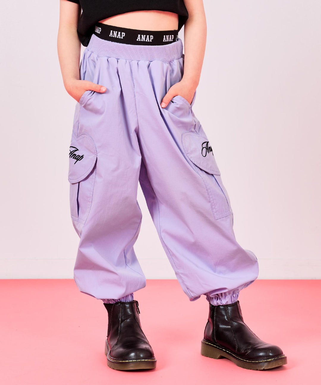 ラベンダー(110サイズ着用/身長：約109cm)