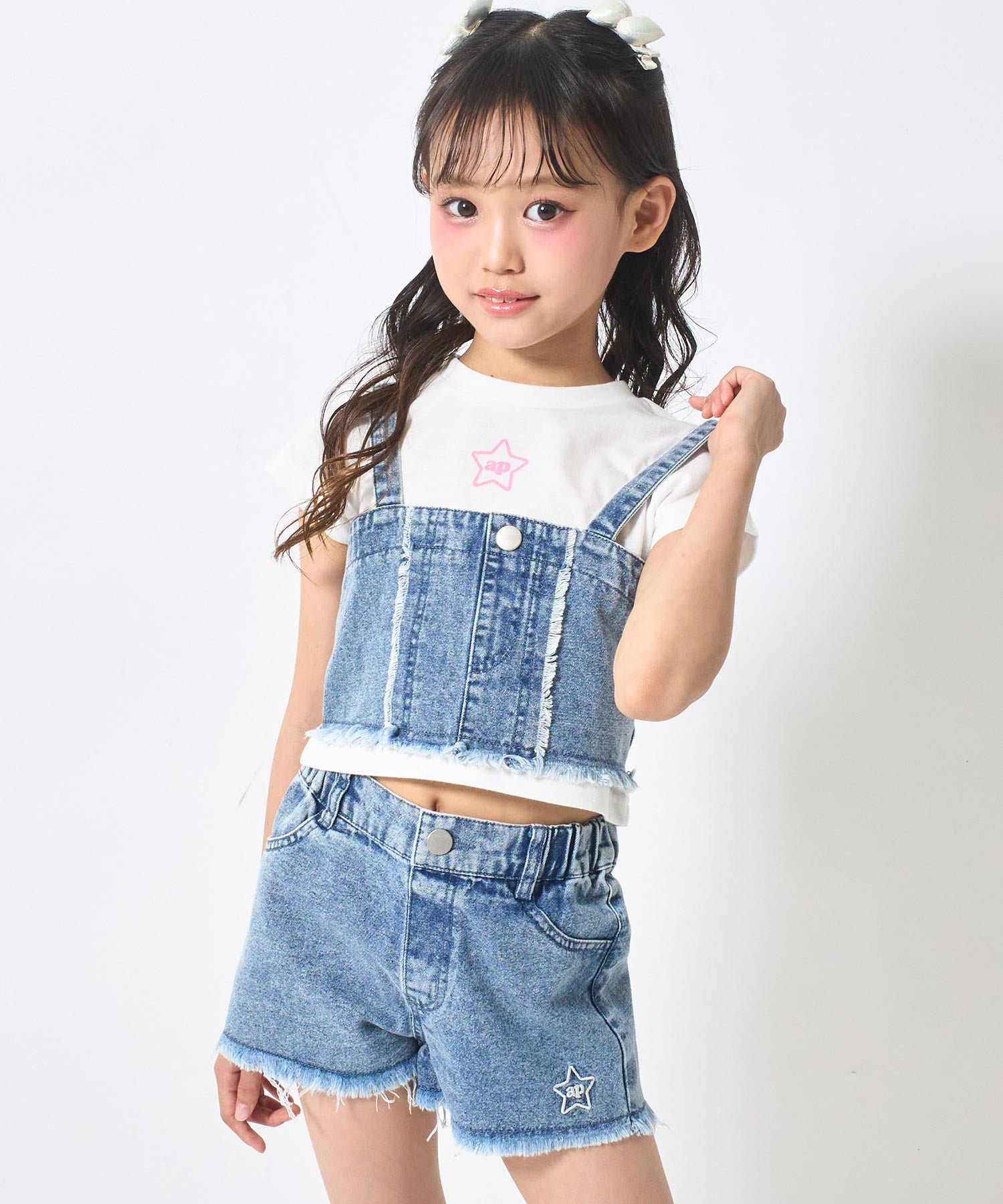 フリンジ バックロゴ ショートパンツ【セットアップ対応】 422-3646