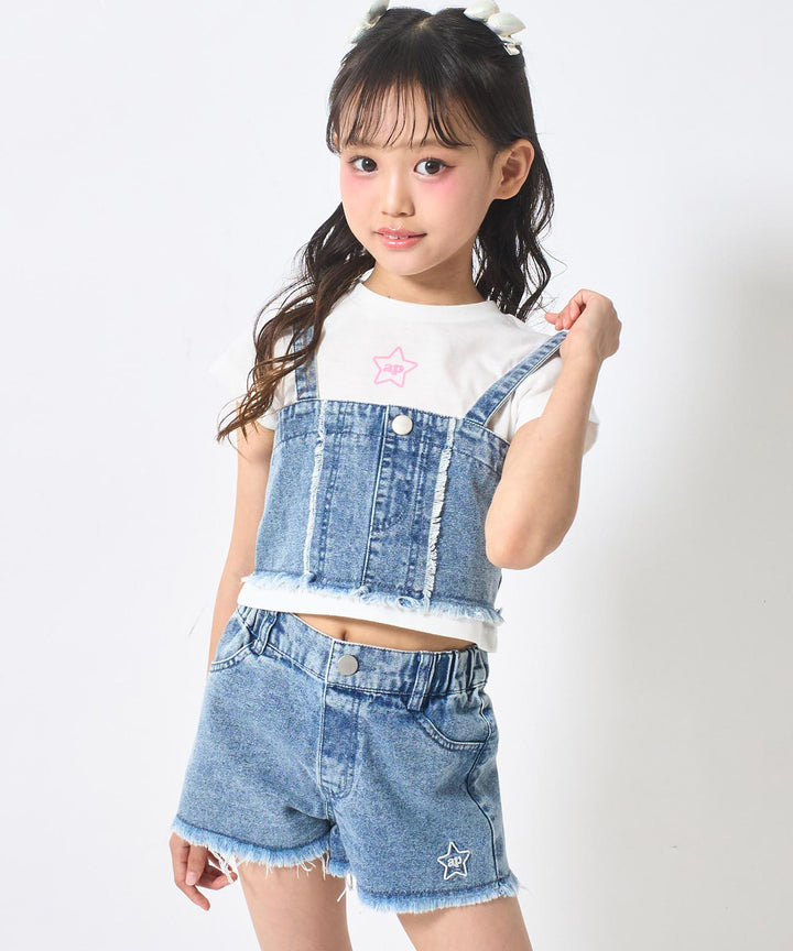 ライトブルー(120サイズ着用/身長：約128cm)
