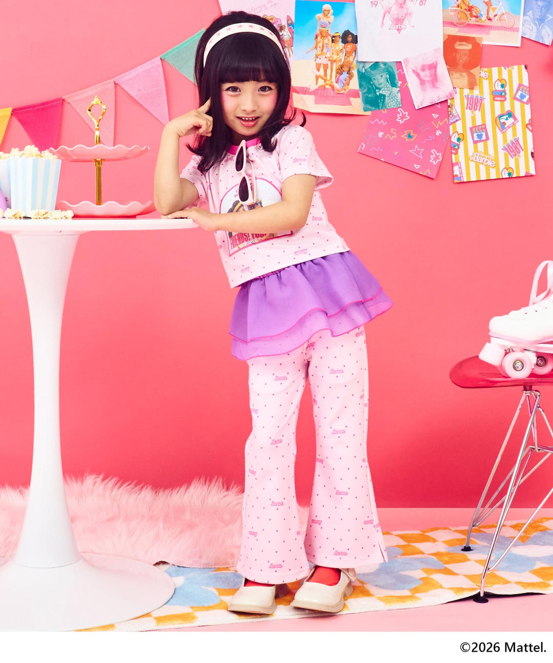 ラベンダー(110サイズ着用/身長：約109cm)