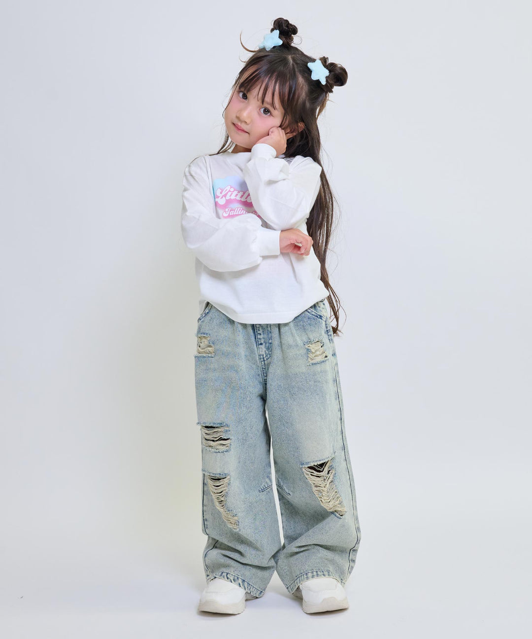 ブルー(110サイズ着用/身長：約102cm)
