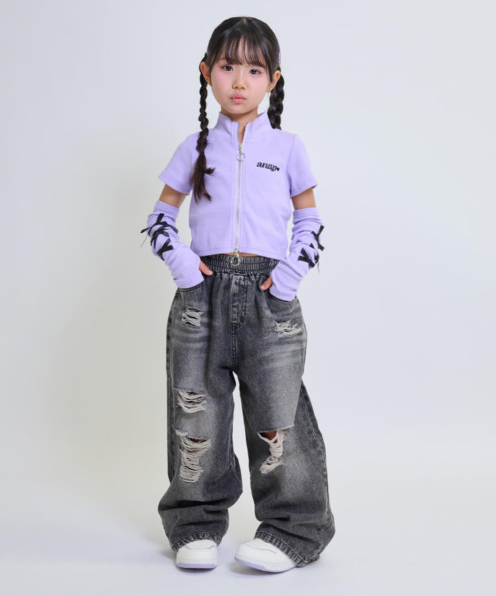 ブラック(120サイズ着用/身長：約110cm)