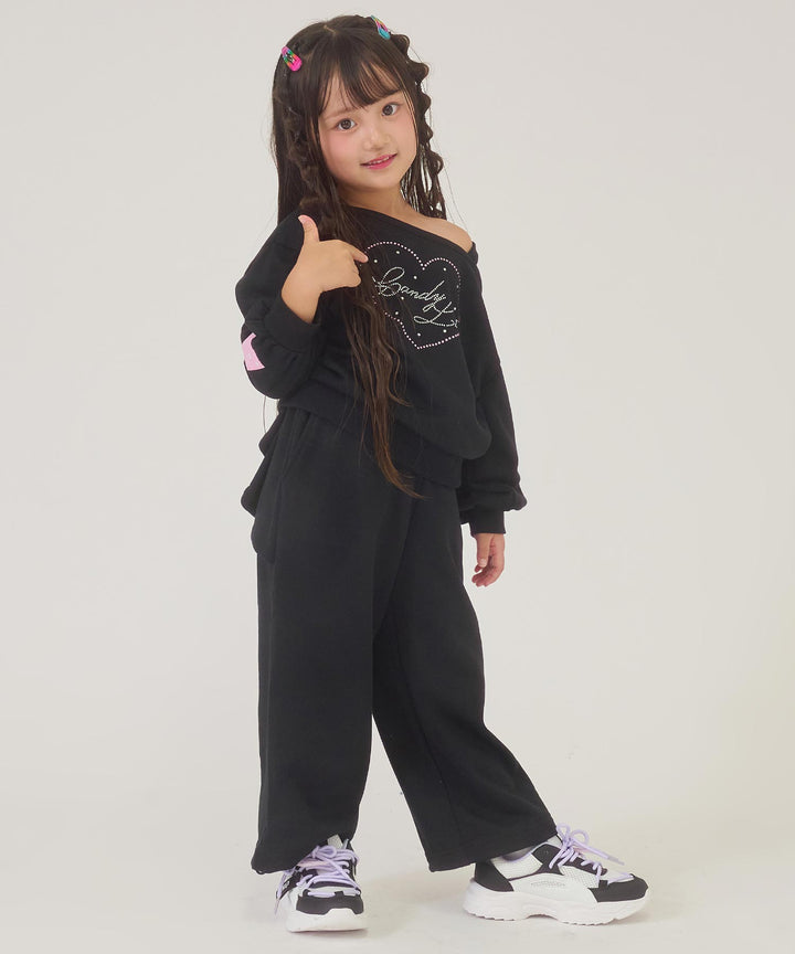 ブラック(110サイズ着用/身長：約108cm)