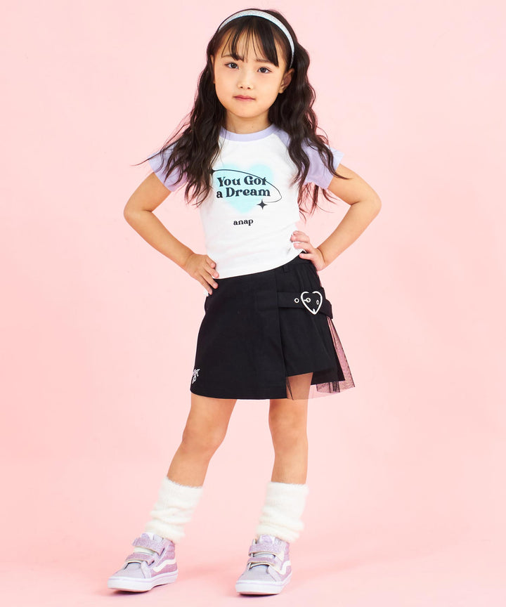 サイド シャーリング ラグラン Tシャツ 423-3363