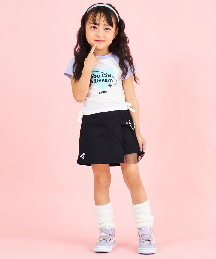 サイド シャーリング ラグラン Tシャツ 423-3363