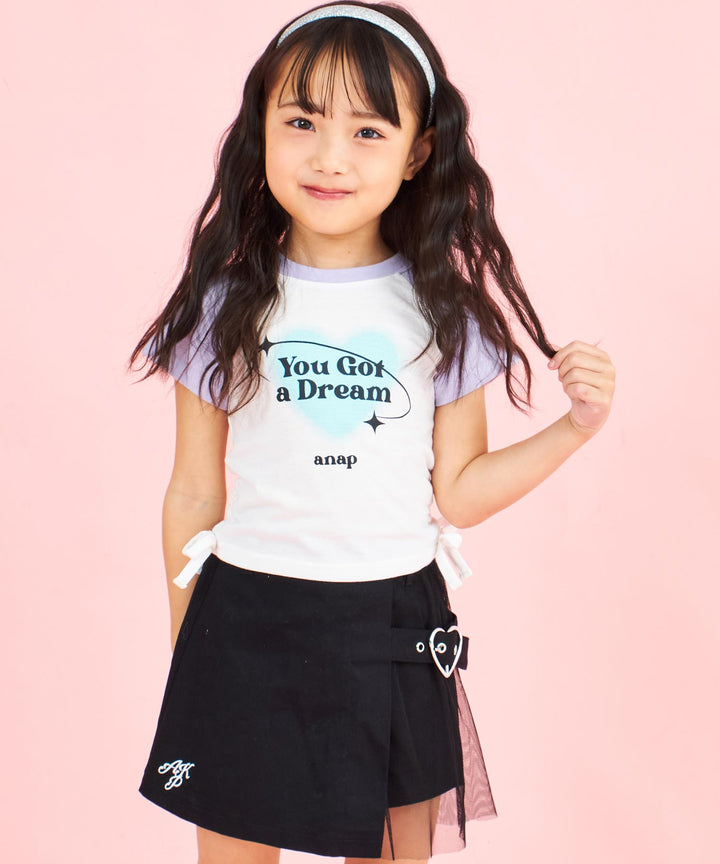サイド シャーリング ラグラン Tシャツ 423-3363