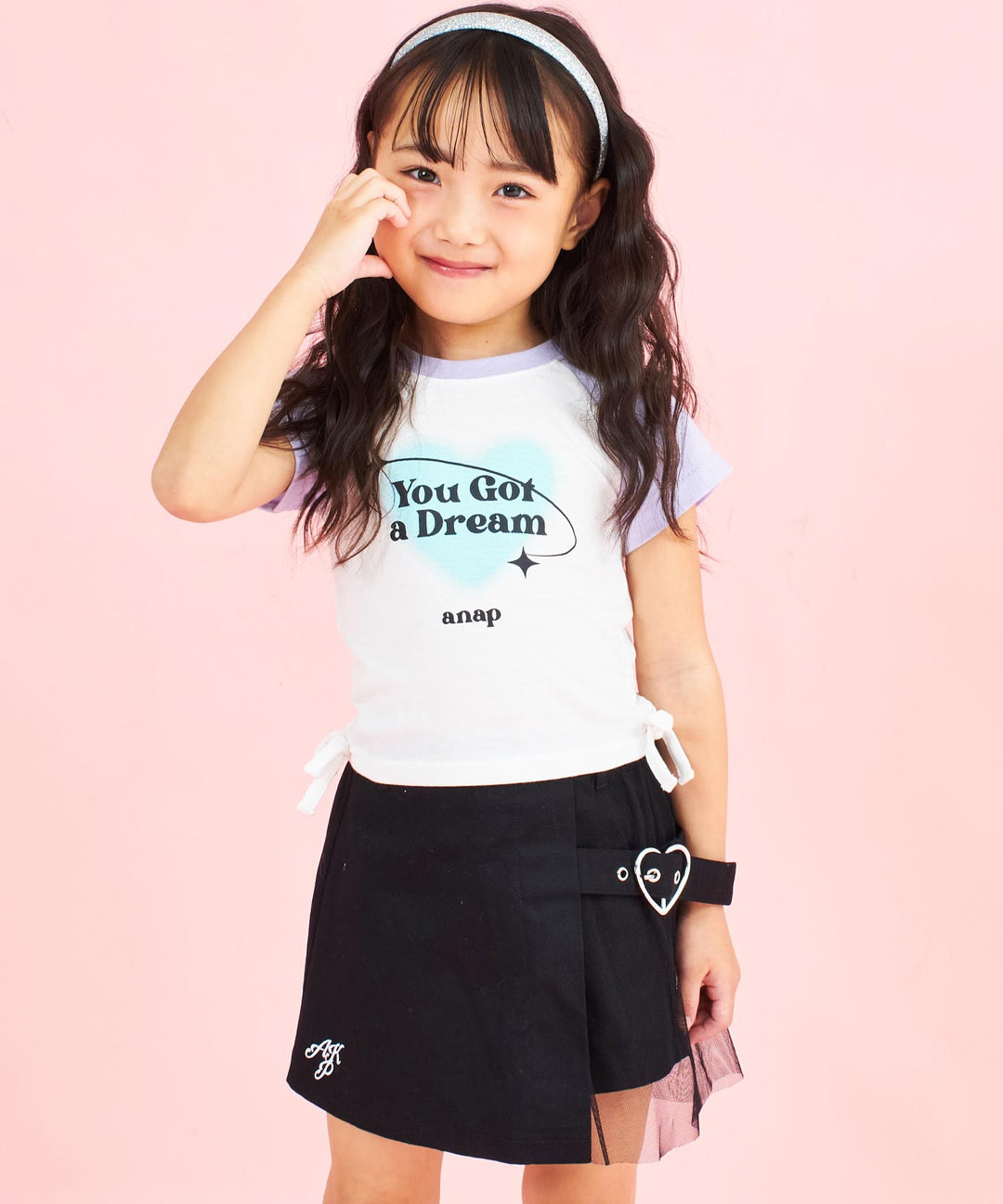 サイド シャーリング ラグラン Tシャツ 423-3363