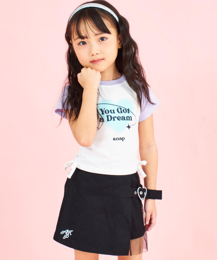 サイド シャーリング ラグラン Tシャツ 423-3363