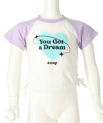 サイド シャーリン グラグラン Tシャツ 423-3363