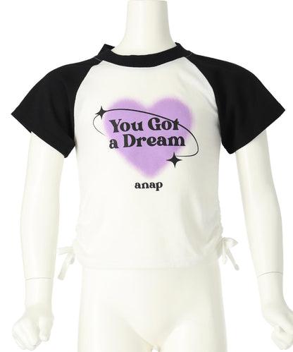 サイド シャーリン グラグラン Tシャツ 423-3363