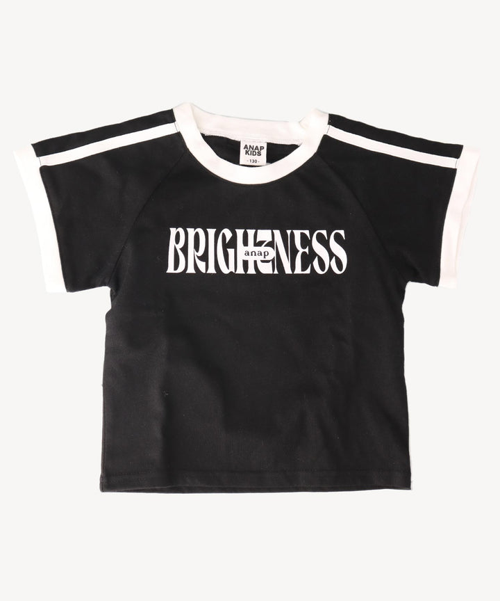 ショルダー ライン リンガー Tシャツ 423-3367