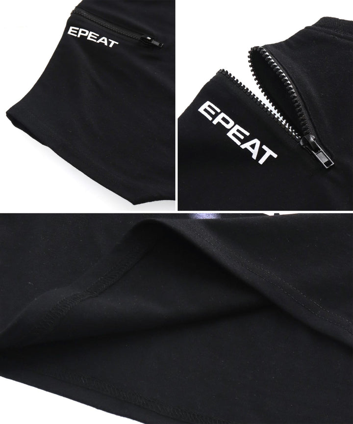 ハート スプレー 肩ジップ Tシャツ トップス 423-3383