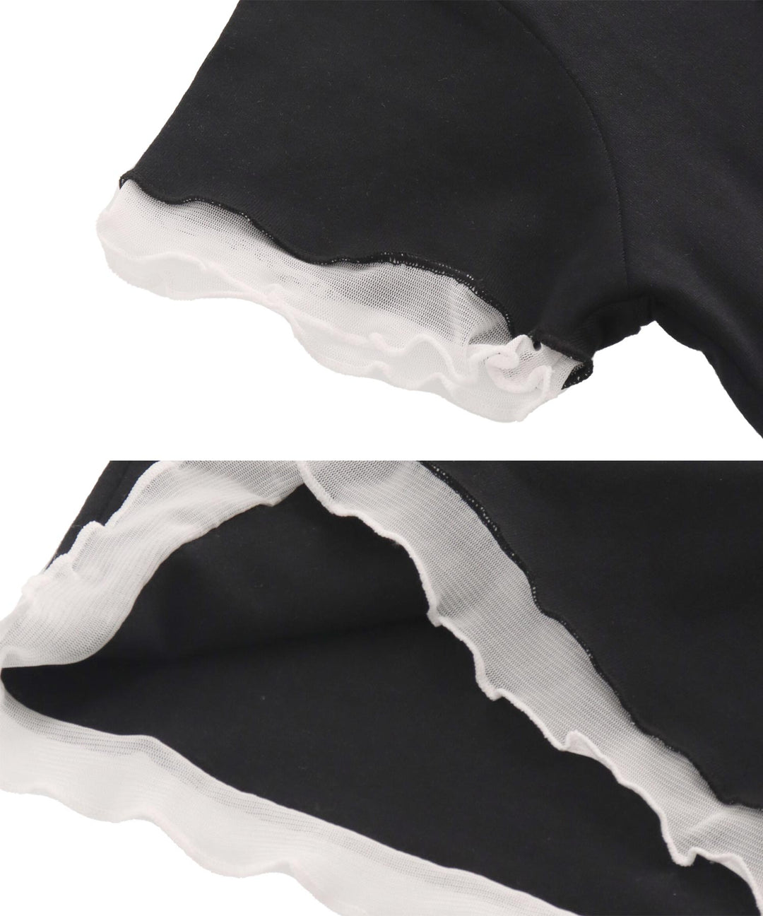 裾 メロー リボン Tシャツトップス 423-3388