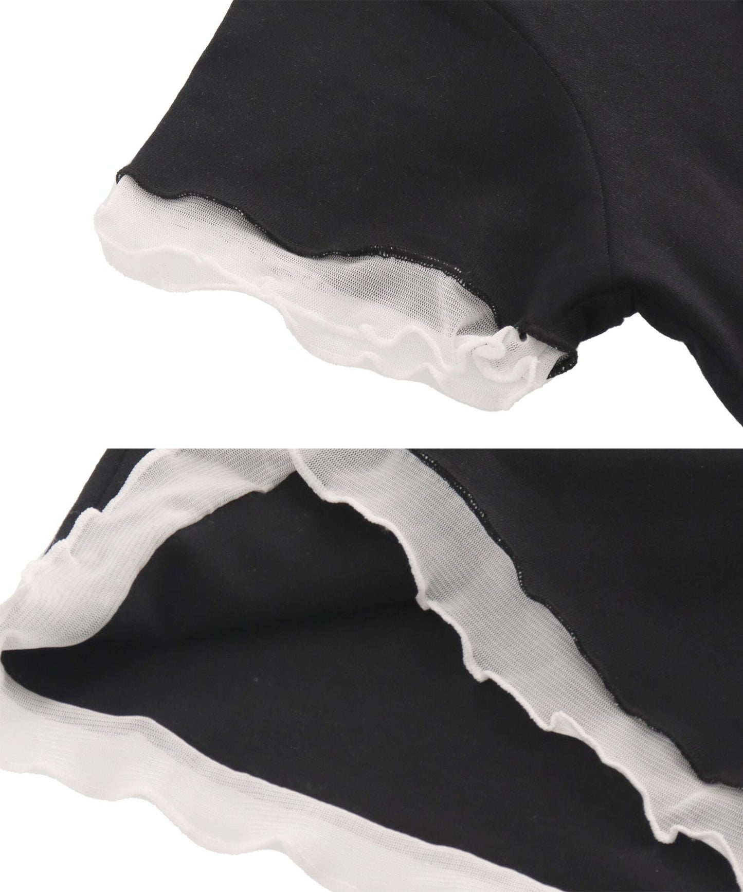 裾 メロー リボン Tシャツトップス 423-3388