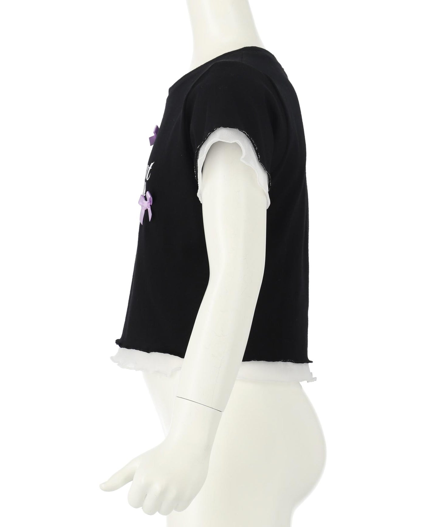 裾 メロー リボン Tシャツトップス 423-3388