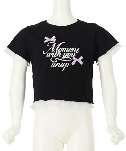 裾 メロー リボン Tシャツトップス 423-3388