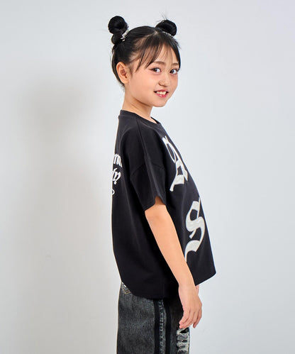 ランダム ワッペン ロゴ Tシャツ (ジュニアお揃い) 【ユニセックス】423-3393