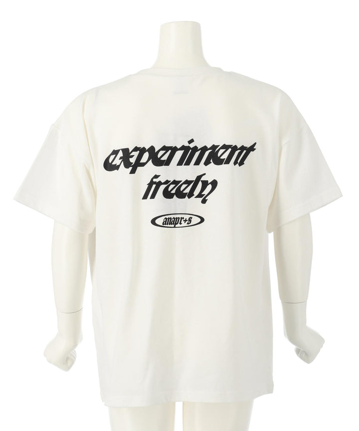 ランダム ワッペン ロゴ Tシャツ (ジュニアお揃い) 【ユニセックス】423-3393