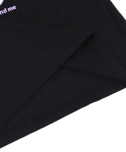 アシンメトリー 肩アキ オーロラ ワッペン Tシャツ トップス 【ジュニアお揃い】 423-3397