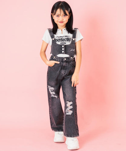 ハトメ ポイント ミニ Tシャツ トップス【ジュニアお揃い】 423-3400