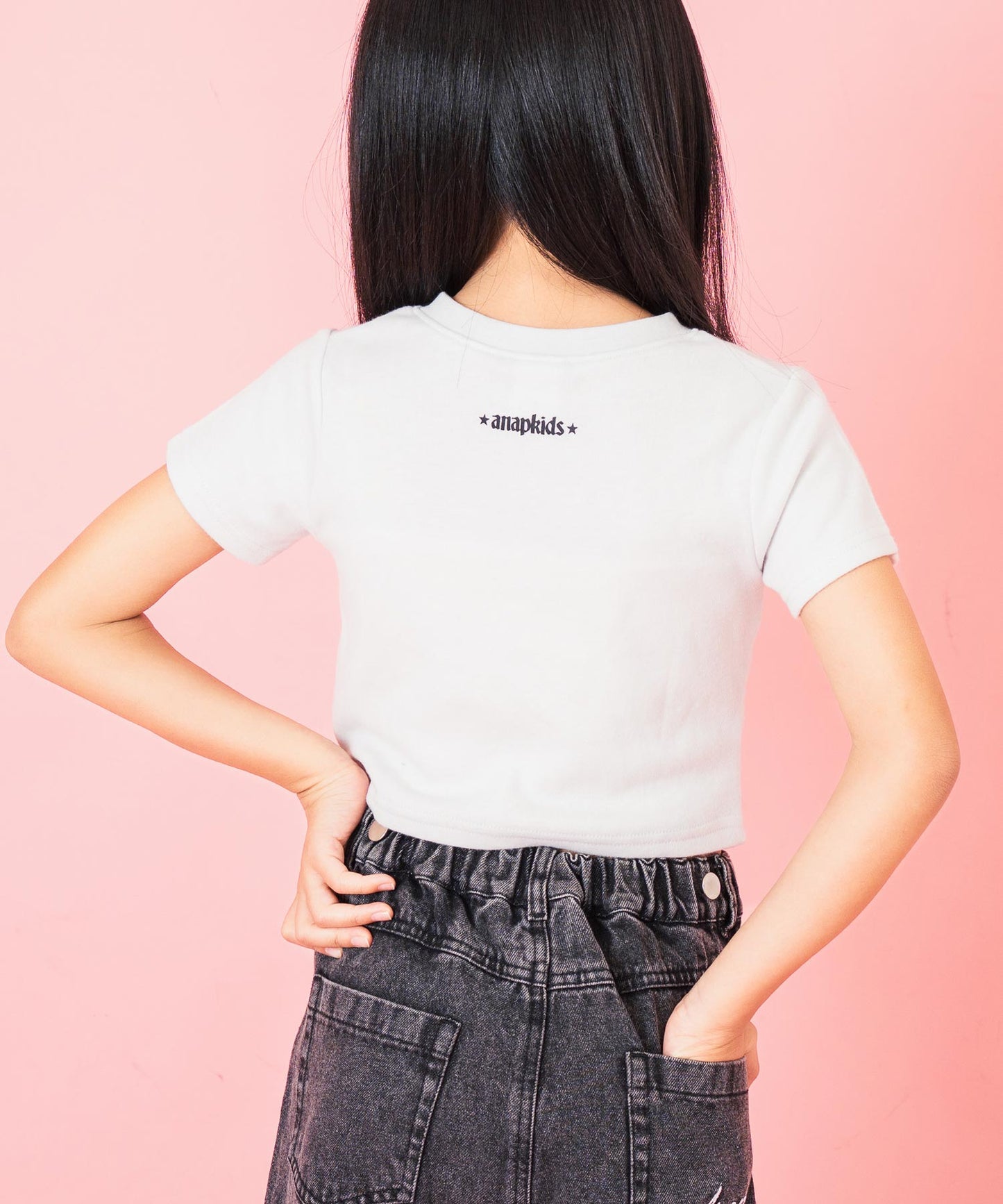 ハトメ ポイント ミニ Tシャツ トップス【ジュニアお揃い】 423-3400