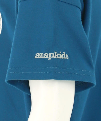 レース ワッペン付き サイド リボン Tシャツ トップス【ジュニアお揃い】 423-3402