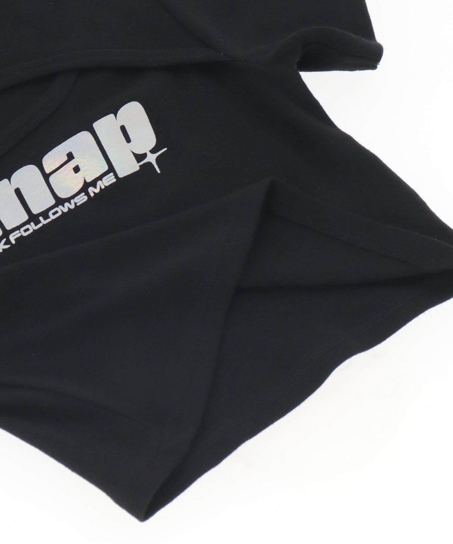 シルバーロゴ プリント ミニ トップス Tシャツ 【ジュニアお揃い】 423-3405