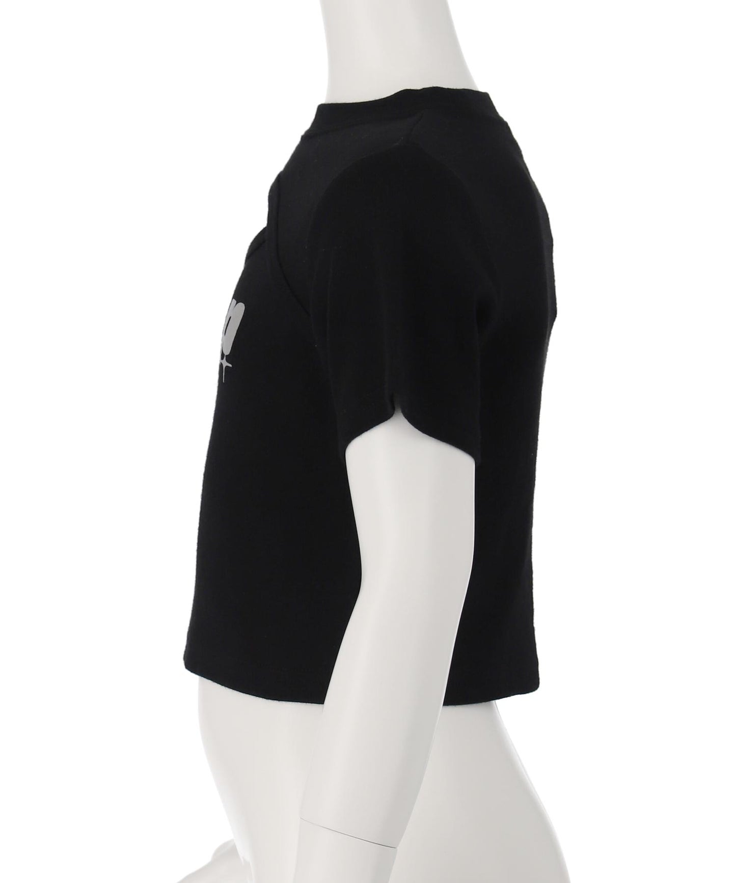 シルバーロゴ プリント ミニ トップス Tシャツ 【ジュニアお揃い】 423-3405