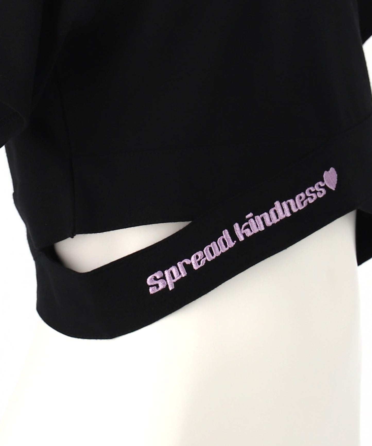 ハートアキ クロス デザイン Tシャツ トップス 423-3410