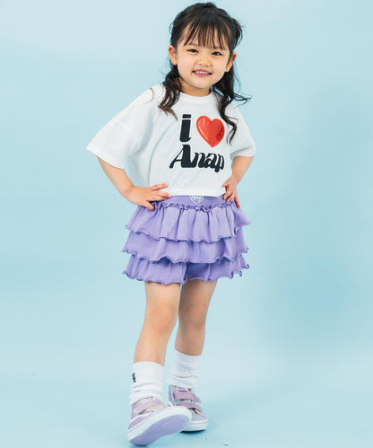 ILOVE ANAP クロップド Tシャツ【ジュニアお揃い】 423-3420