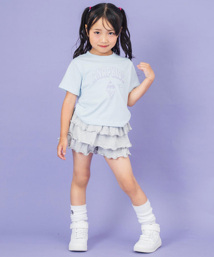 サックスブルー(110サイズ着用/身長：約115cm)