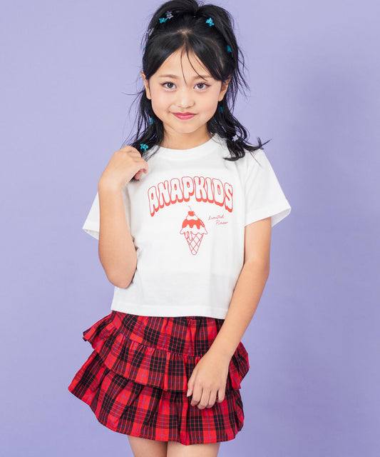 アイスクリーム プリント モチーフ Tシャツ 423-3443