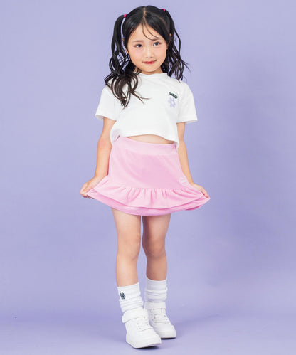 ホワイト(110サイズ着用/身長：約115cm)