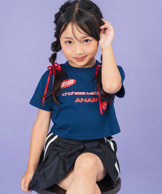 モチーフ ロゴ プリント Tシャツ 423-3446