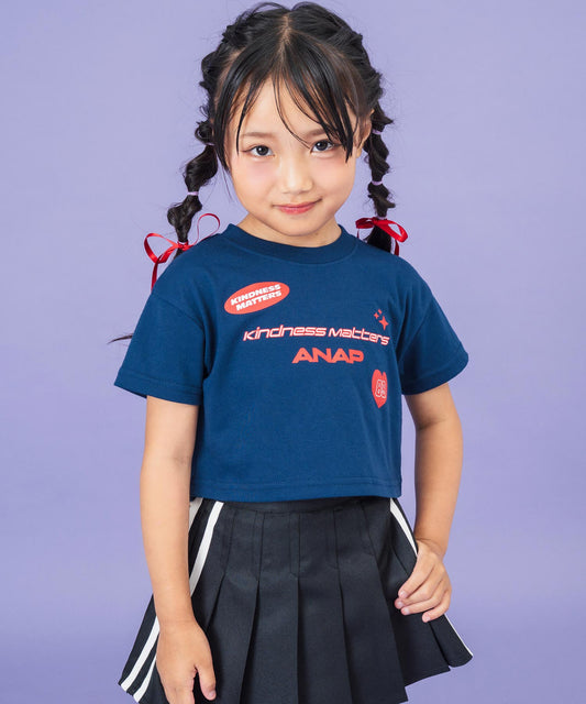 モチーフ ロゴ プリント Tシャツ 423-3446