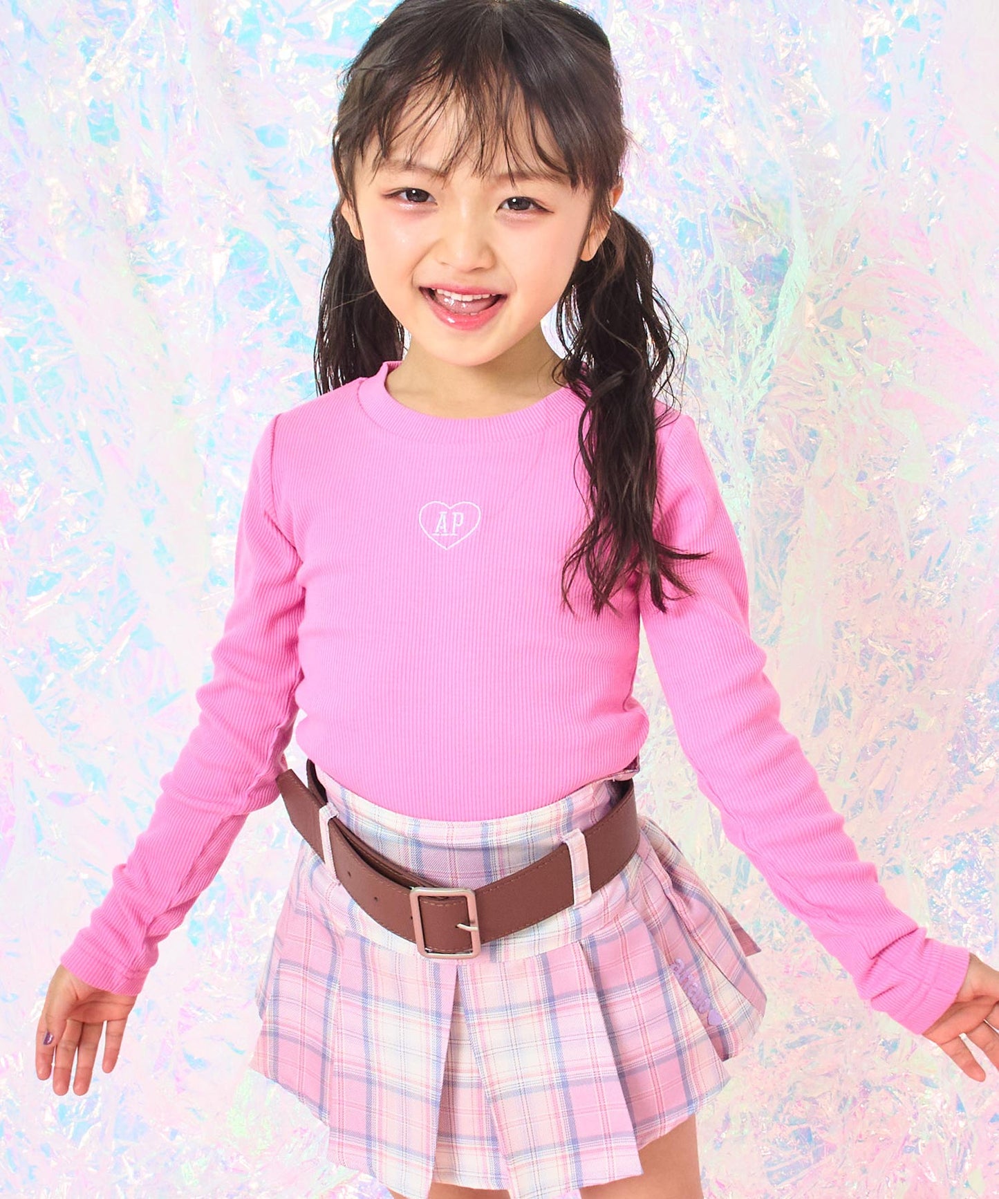 (新色)ピンク(110サイズ着用/身長：約112cm)