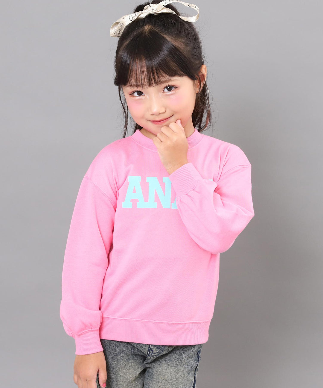ピンク(110サイズ着用/身長：約115cm)