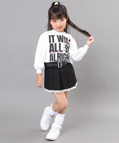 ホワイト(110サイズ着用/身長：約115cm)