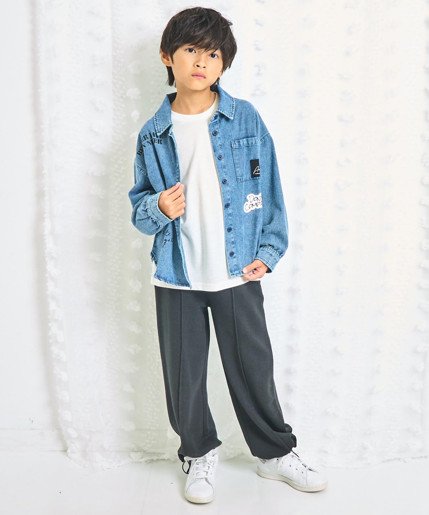 ブルー(130サイズ着用/身長：約130cm)