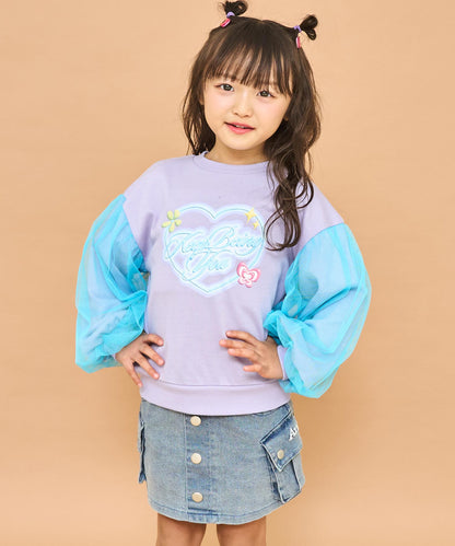 ラベンダー(110サイズ着用/身長：約112cm)