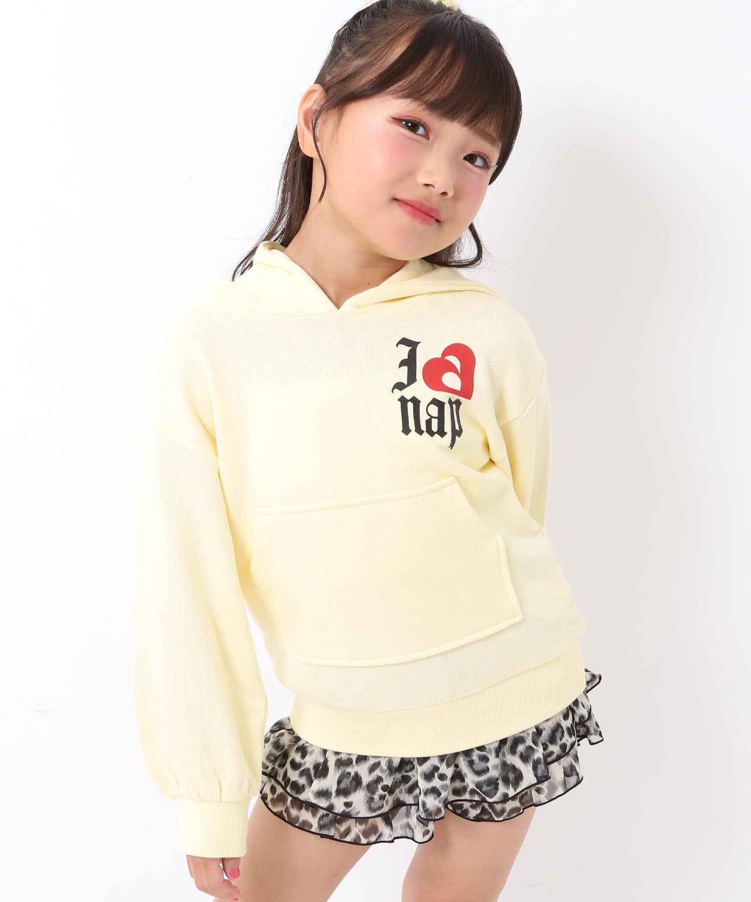 イエロー(110サイズ着用/身長：約115cm)